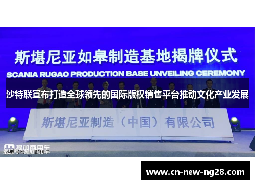 沙特联宣布打造全球领先的国际版权销售平台推动文化产业发展